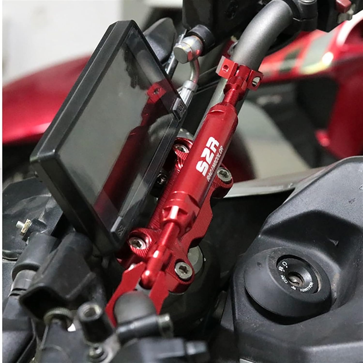 Barra de equilibrio de motocicleta para Benelli TRK502 TRK502X TRK 502 X TRK 502X TRK 502X (color  B negro, tamaño 1)