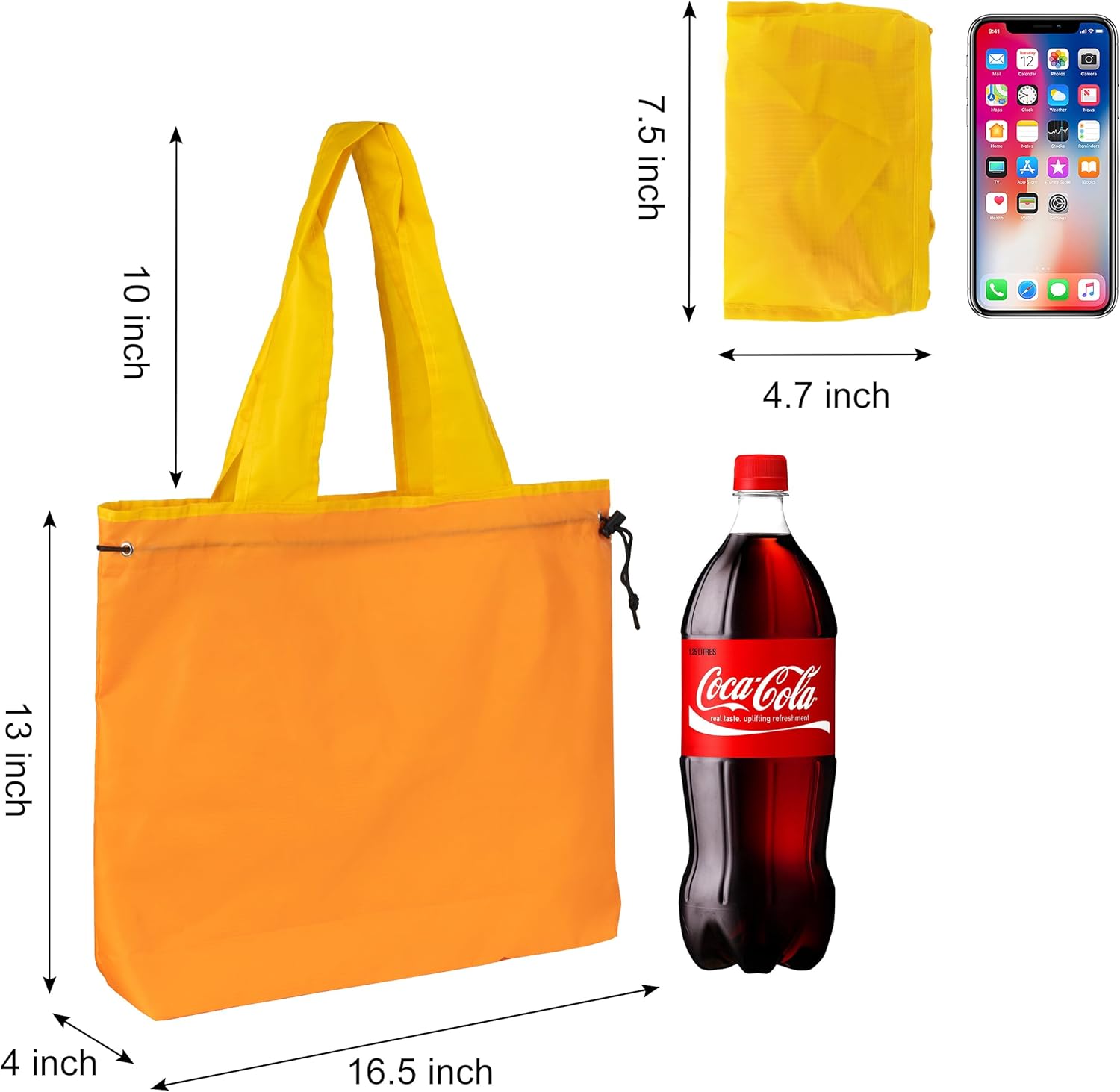 Bolsas de comestibles reutilizables coloridas lavables plegables bolsas de compras ligeras para comestibles