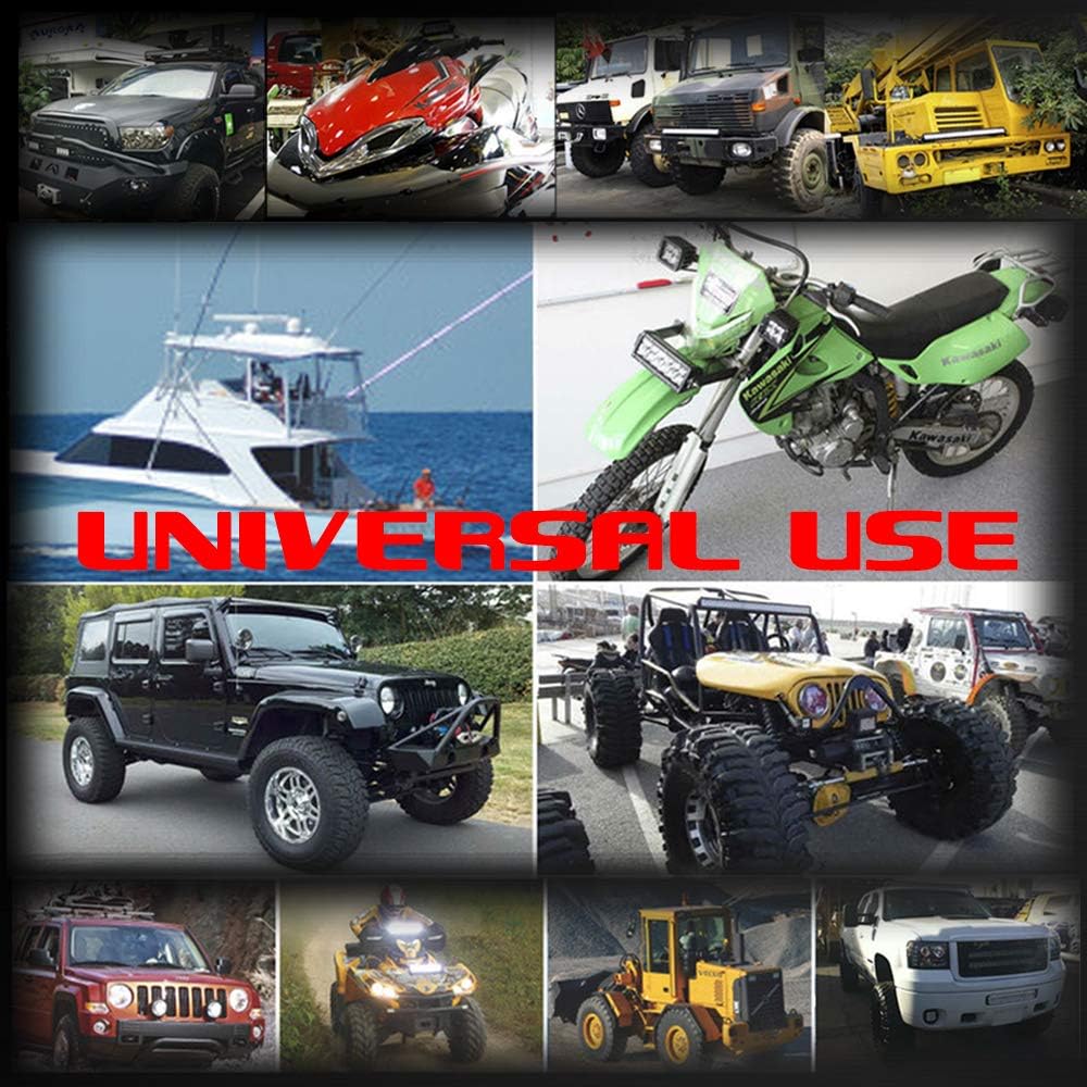 2 pods LED Rock Lights Ampper impermeable LED neón subterráneo luz para coche camión ATV UTV SUV Offroad barco bajo cuerpo resplandor Trail Rig