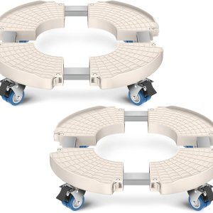 Organizador de plantas con ruedas, capacidad de 440 libras, soporte ajustable para plantas de 15 a 22 pulgadas, carrito grande para plantas con Organizador de plantas con ruedas, capacidad de 440 libras, soporte ajustable para plantas de 15 a 22 pulgadas, carrito grande para plantas con