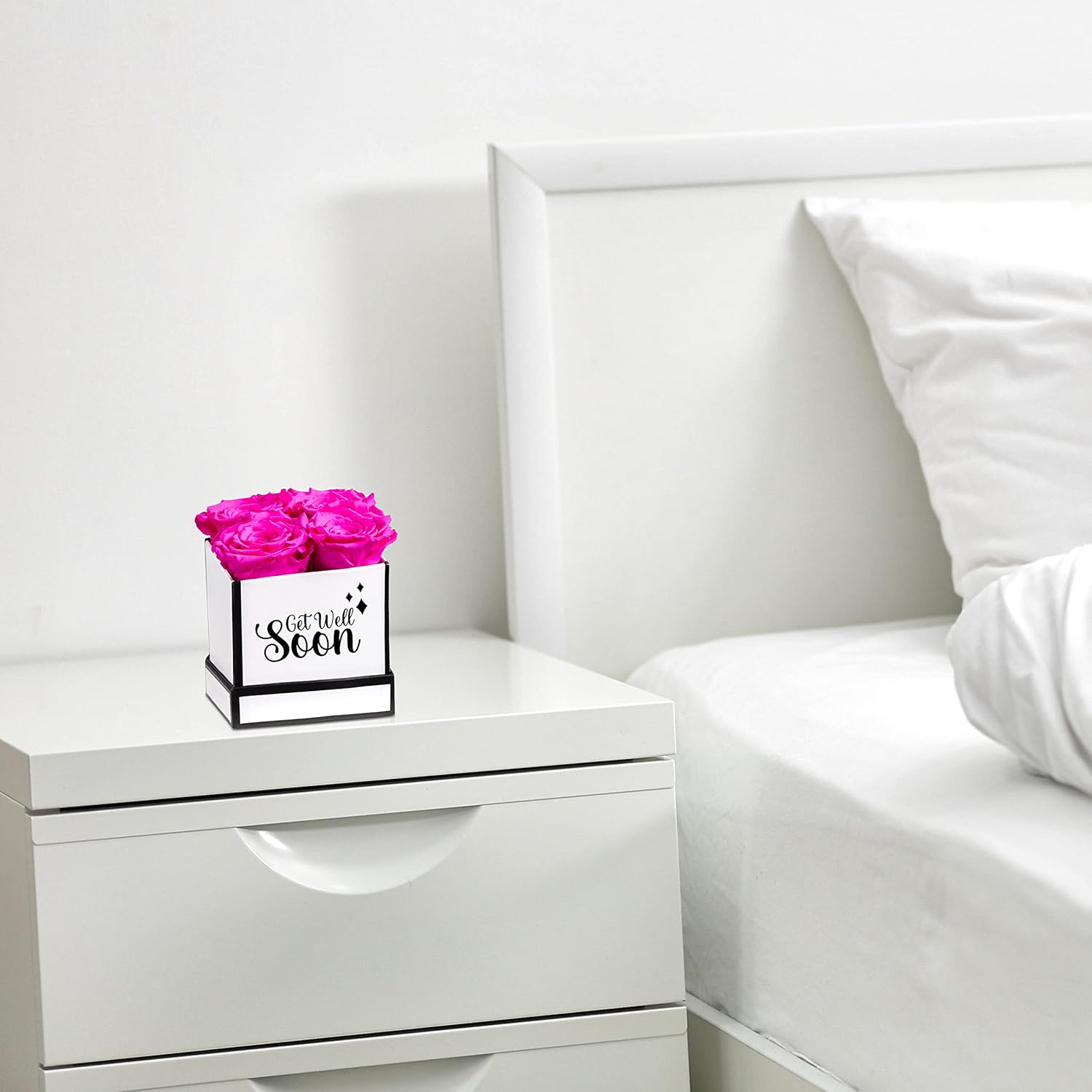 Soho Floral Arts Rosas para mejores amigas  Rosas genuinas que duran años  Regalo de mejor amiga para mujeres, regalo de amistad  Flores para