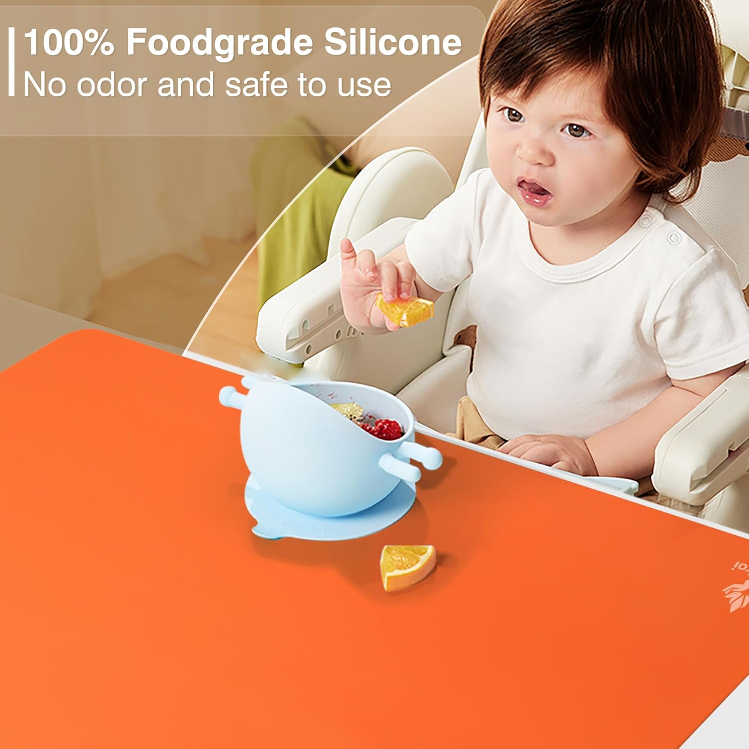 Fsdfskoi Tapete de silicona extra grande adecuado para tapete de barra de café, tapete de cocina, tapete de comida, tapete de oficina, tapete para