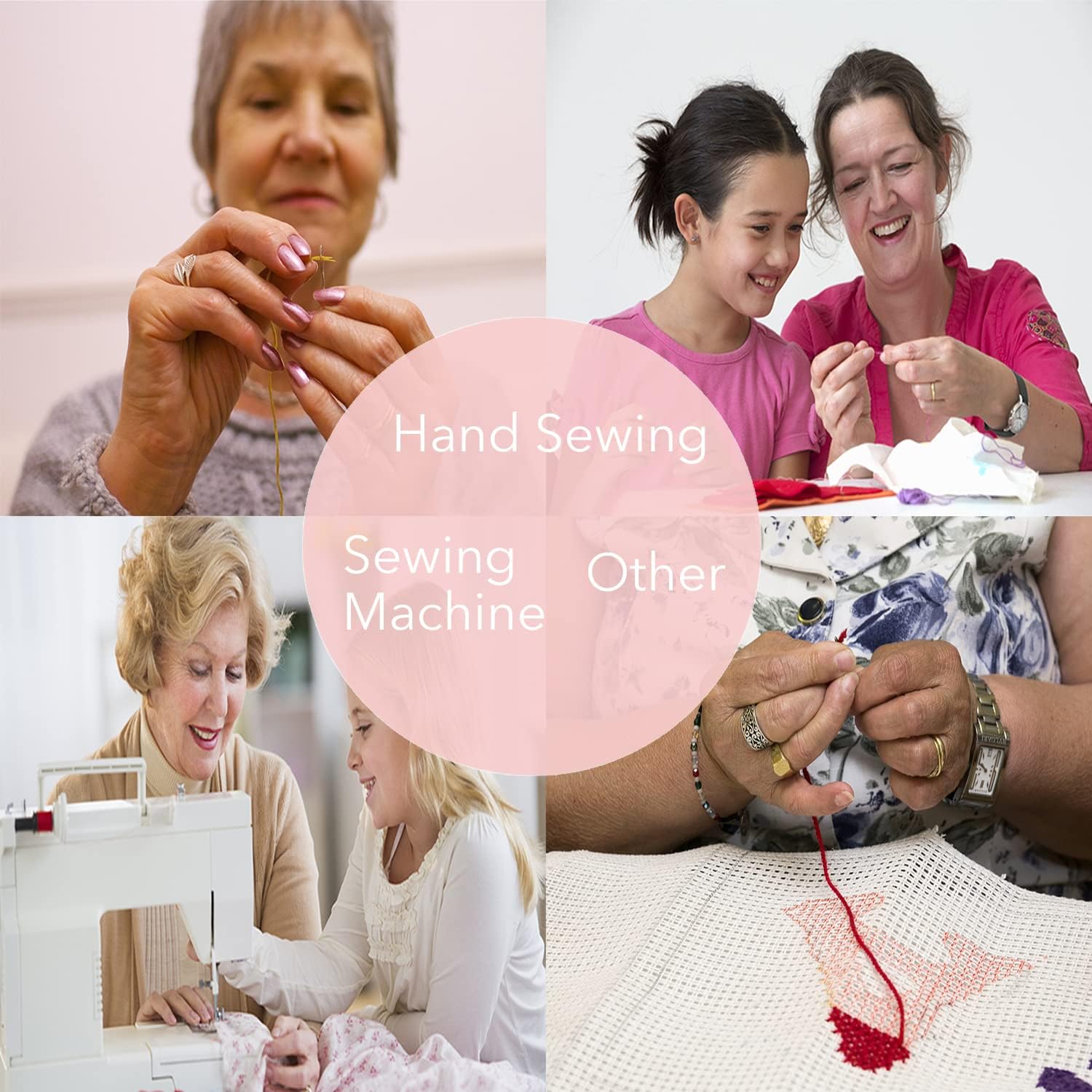 Enhebradores de agujas, 20 paquetes de herramientas de enhebrador de agujas de coser, cables de bucle, enhebradores para máquina de coser a mano,