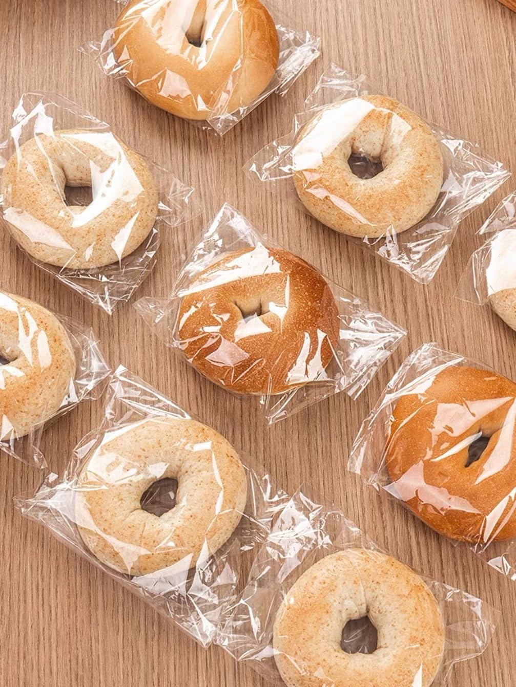 Bolsas de celofán transparentes resellables para panadería, velas, jabón, galletas (4 x 6 pulgadas, 100 unidades)