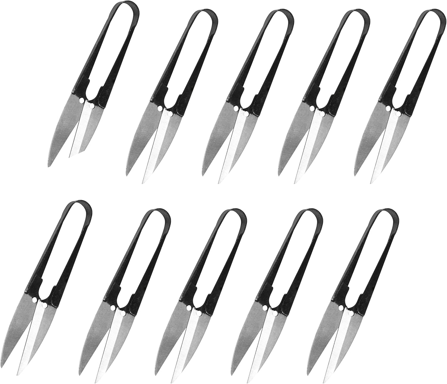 DAESUNG – Juego de 10 tijeras de hilo para coser, tijeras de ganchillo para costura, tijeras de ganchillo, ideales para costura, bordado, tejido,