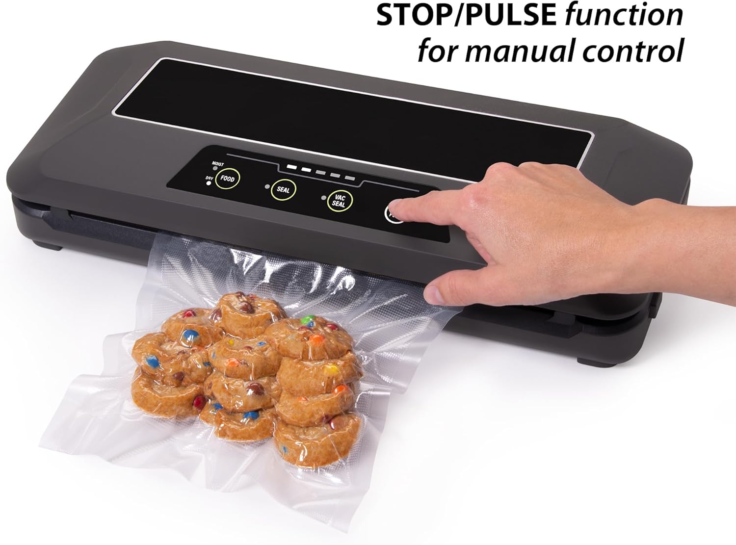 Presto 05622 FreshDaddy Sellador eléctrico automático al vacío