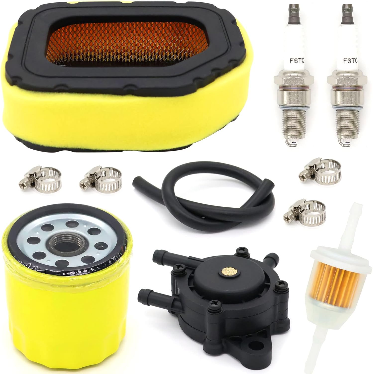 Filtro de aire 3208303 – Kit de afinación de cortacésped para motor Kohler SV730 SV735 SV740 SV810 SV820 SV830 con bomba de filer, reemplaza el