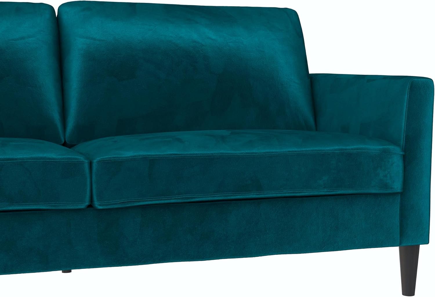 Mr. Kate, Winston – Sofá con resortes de bolsillo, terciopelo verde