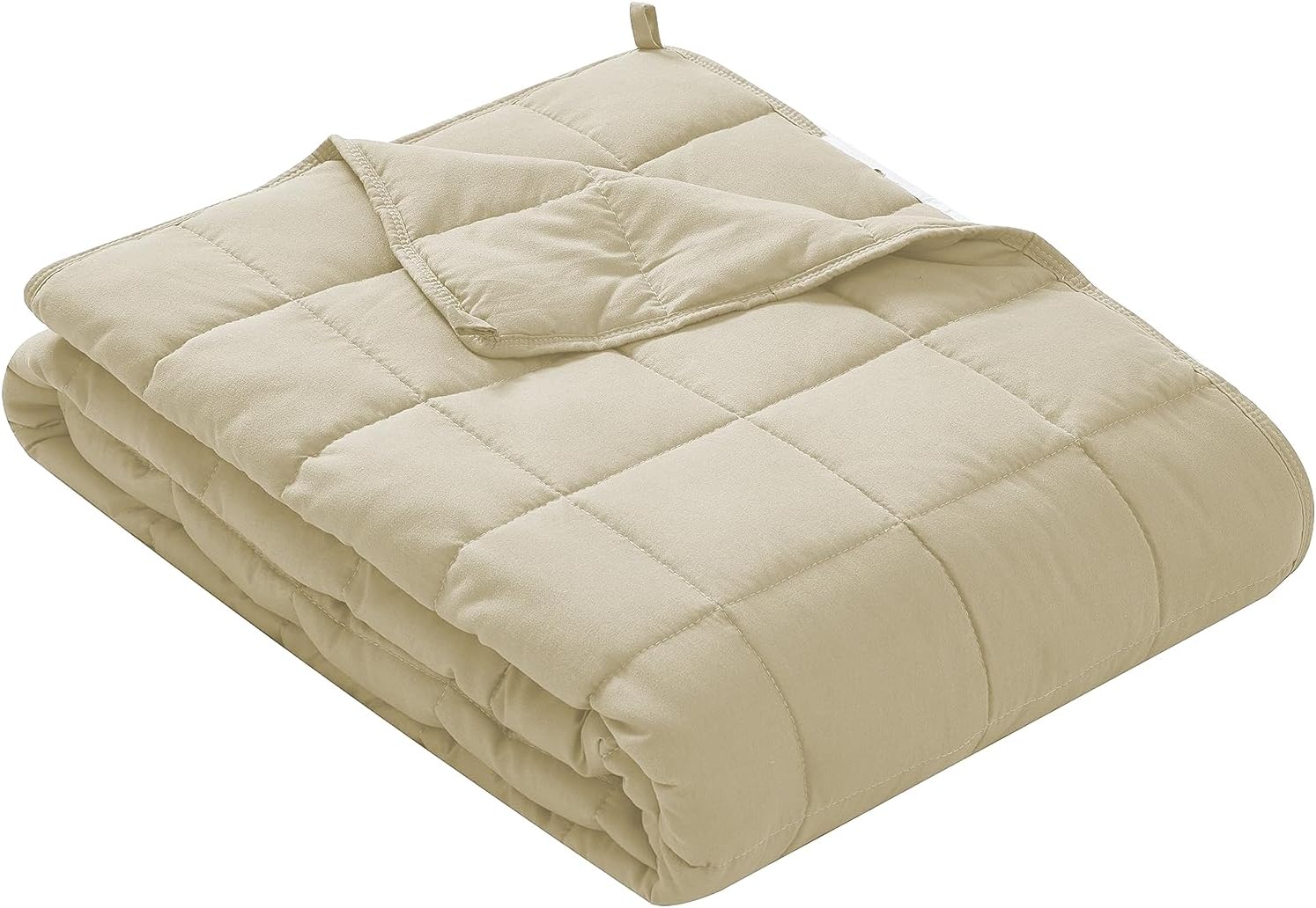 MUTLU HOME GOODS Manta con peso suave, manta pesada con cuentas de cristal, transpirable y calmante para adultos y niños, mantas con peso de 15
