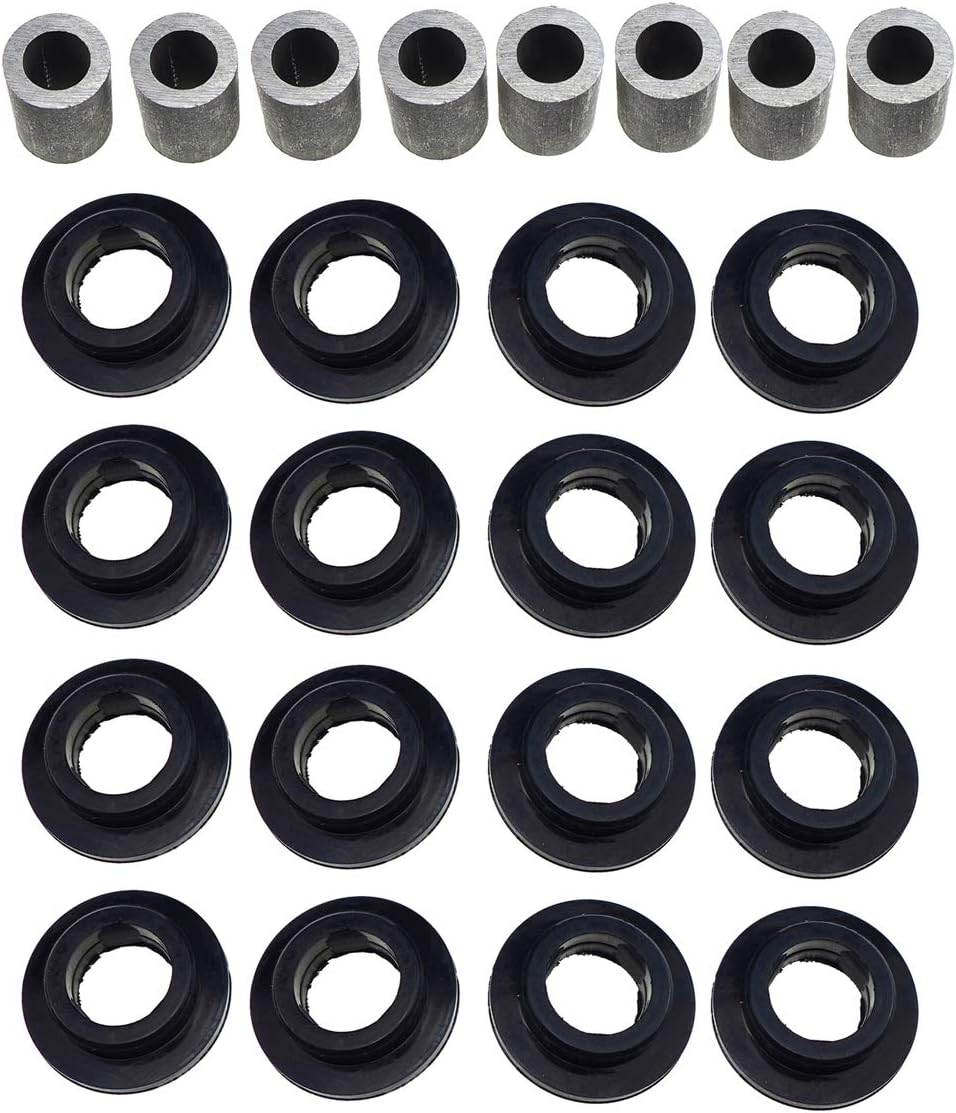 Para el kit de bujes de choque Arctic Cat, buje de choque delantero inferior superior trasero para Arctic Cat 250 300 375 400 454 500 650, 21-0001