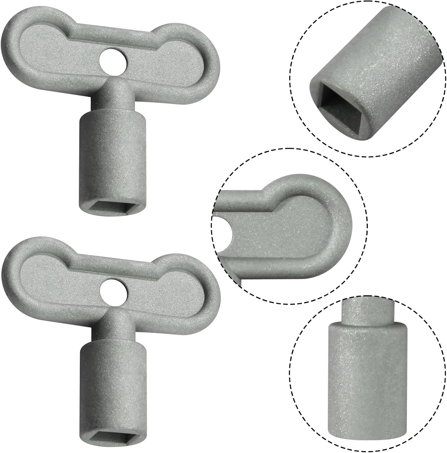 VIDABTE 80132-516 pulgadas llave de agua, llave Sillcock, llave de grifo de agua, mango de grifo al aire libre, llave de cierre de agua, mango