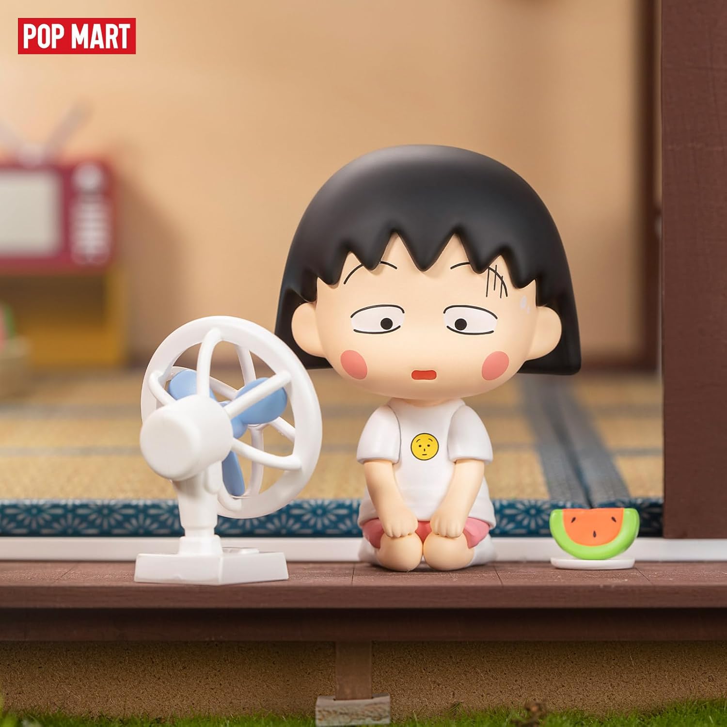 POP MART Chibi Maruko-Chan – Figura de acción de juguete, colección de juguetes 3 de 9, diseño de caja aleatoria de vida interesante, juguetes