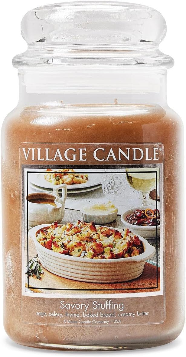 Village Candle Savory – Vela de relleno, boticario grande, 21.25 onzas