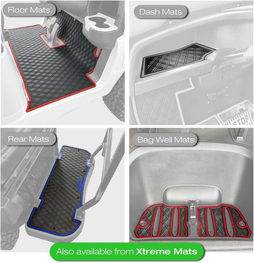Xtreme Mats Club Car DS – Tapete para carrito de golf, cobertura completa, para modelos Club Car DS (1982-2013) y Villager (1982-2018), color negro
