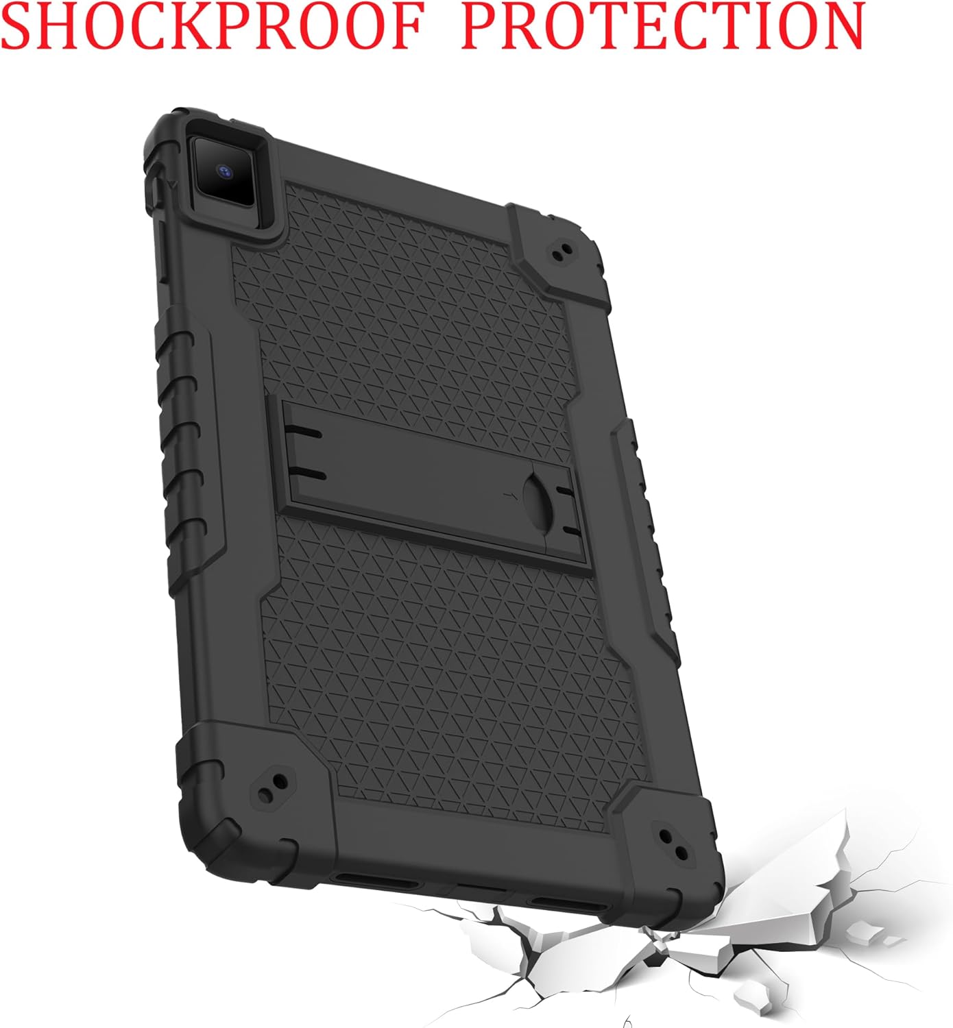 Mignova – Funda para tablet TCL Tab Pro 5G, soporte giratorio integrado, correa de hombro, correa de mano, híbrida a prueba de golpes, para niños,