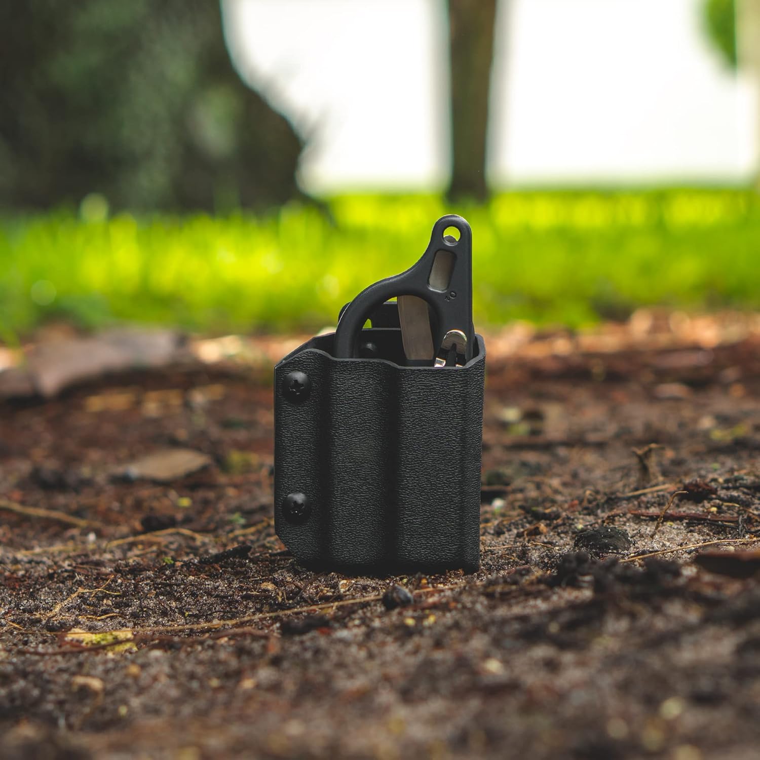 Clip & Carry Kydex – Funda multiherramienta para tijeras de trauma de respuesta Raptor de cuero – Fabricado en Estados Unidos (multiherramienta no