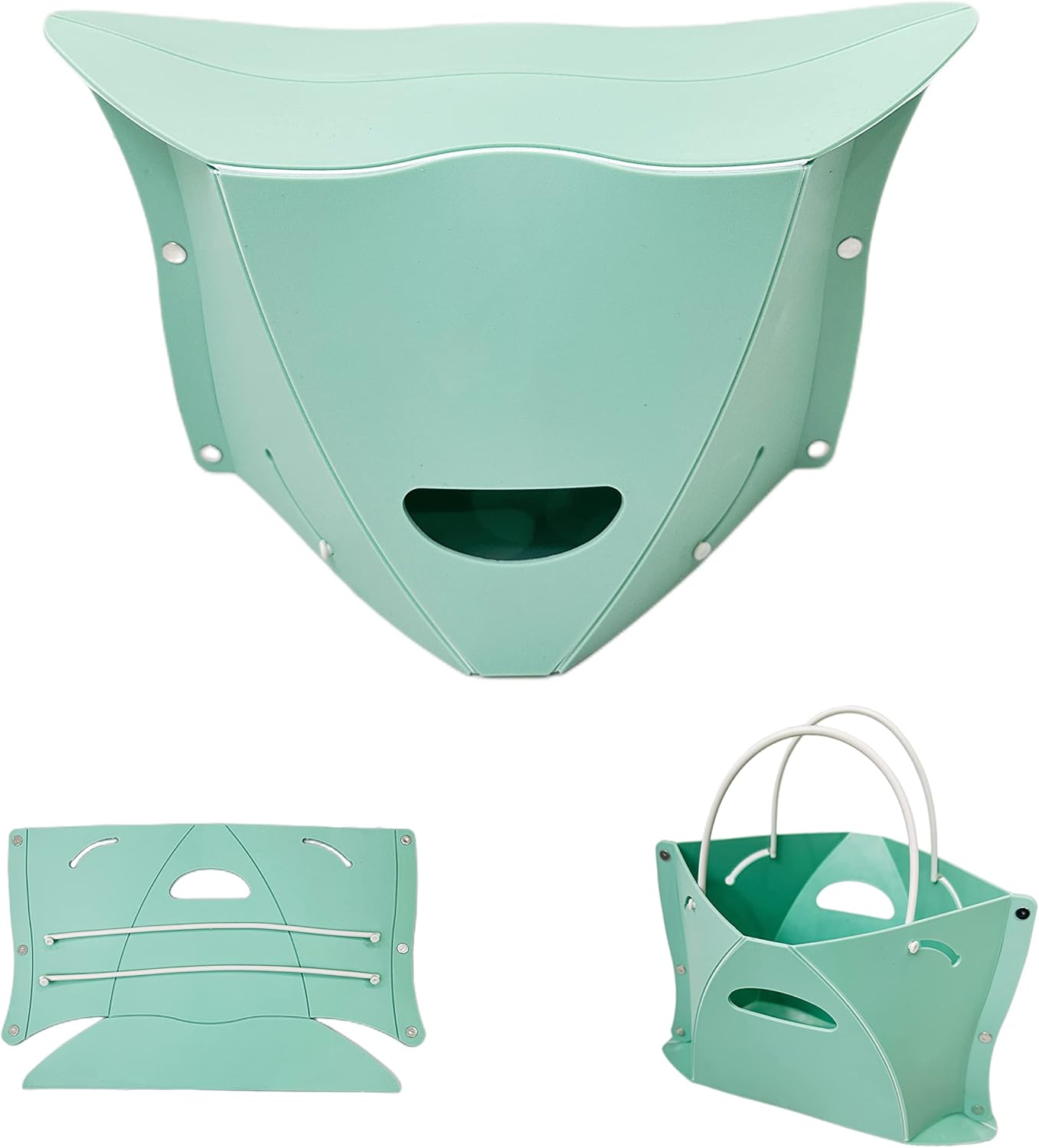 AYCWJZM Taburete plegable ultraligero para senderismo, ligero, silla plegable adecuada para viajes, barbacoa, actividades al aire libre y