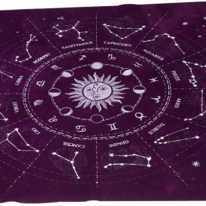 SAFIGLE Tapiz de Adivinación Tarob Constelación, Tapiz de Fase Lunar, Tapiz de Tarot, Camino de Mesa de Tarot, Paño de Altar Pagano, Tarot, Tela de SAFIGLE Tapiz de Adivinación Tarob Constelación, Tapiz de Fase Lunar, Tapiz de Tarot, Camino de Mesa de Tarot, Paño de Altar Pagano, Tarot, Tela de