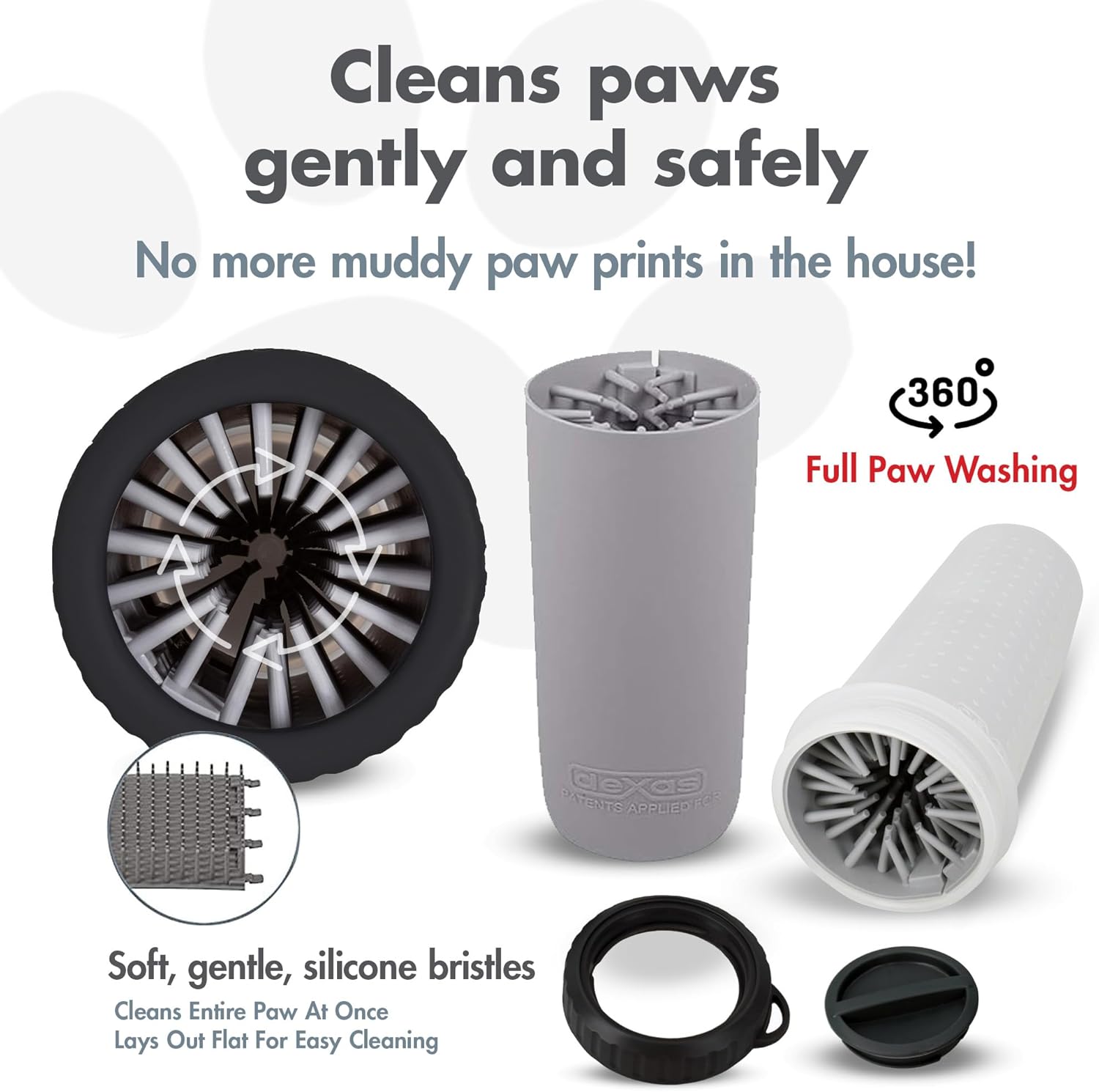 Dexas MudBuster – Limpiador de patas de perro portátil