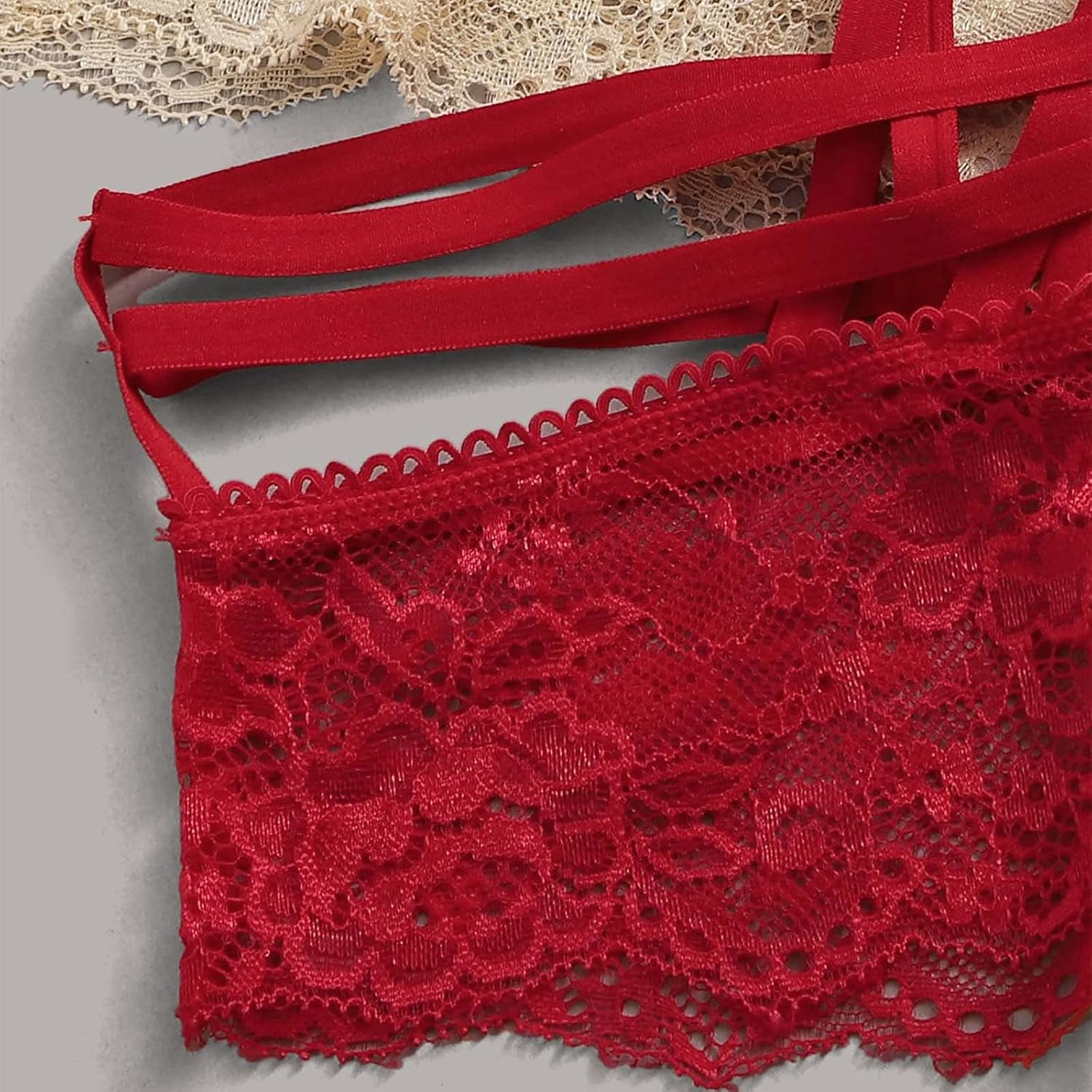 5 piezas sexy tanga G para mujer, para sexo, juego travieso transparente, tanga de encaje de algodón sin costuras, 19