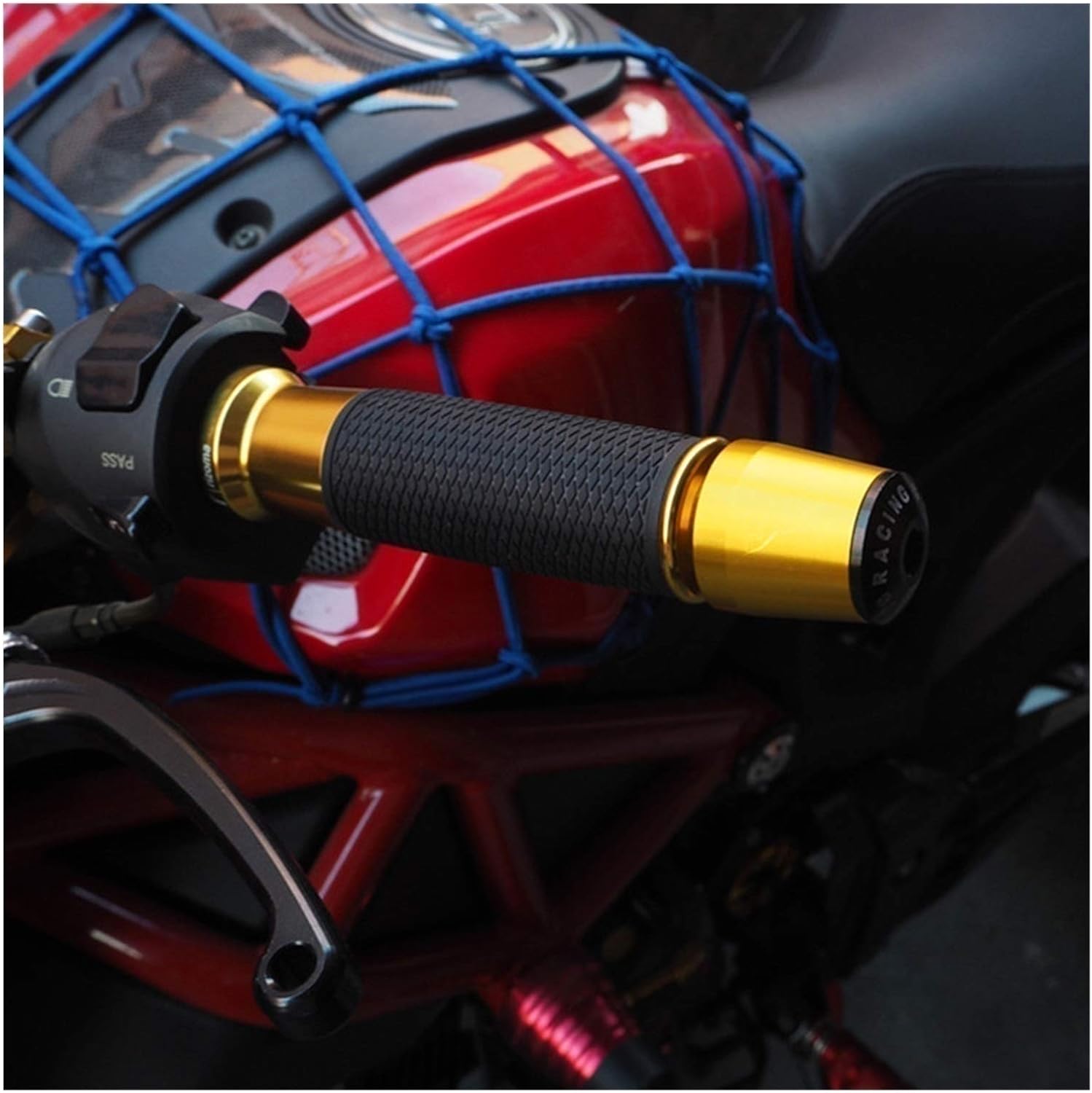 Manillar contrapeso CNC 22MM manillar Grips manillar Bar Cap End Plugs para Yamaha XT660 XT660R XT660X 2004-2014 2008 2009 2010 2011 2012 2013