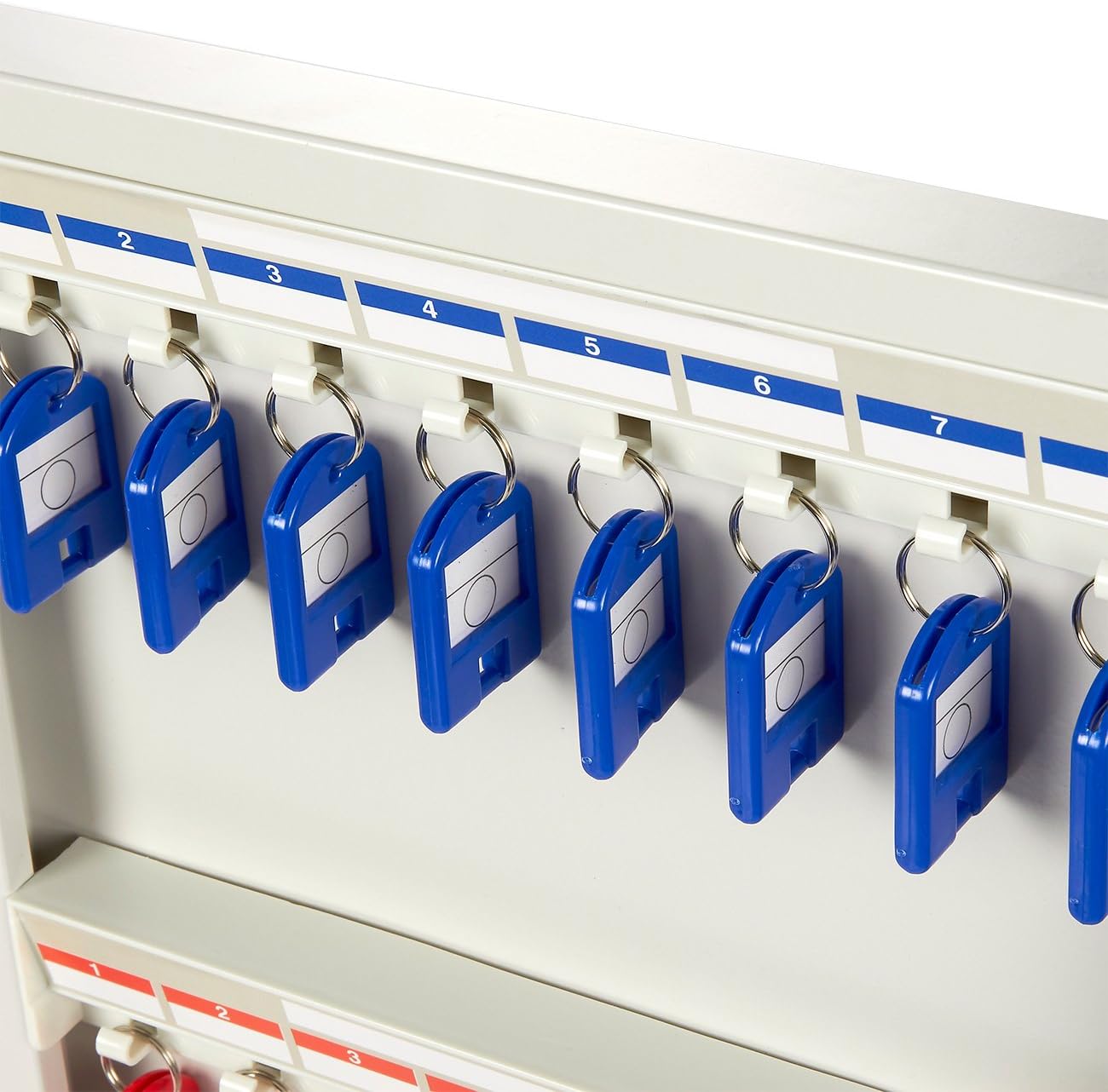 Juvale Caja de cerradura para gabinete de llaves  Organizador de llaves para montaje en pared, caja de almacenamiento de llaves segura de acero, 32
