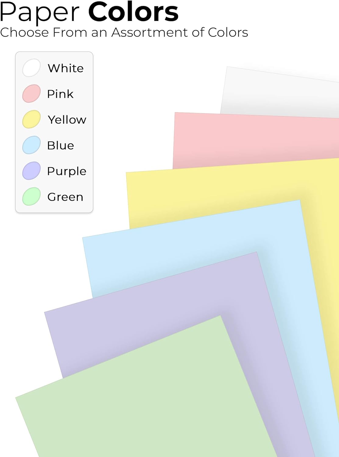 Bloc de notas de color blanco impreso personalizado de 5.0 x 7.0in  Colorido bloc de notas personalizado con el nombre de su empresa, líneas con