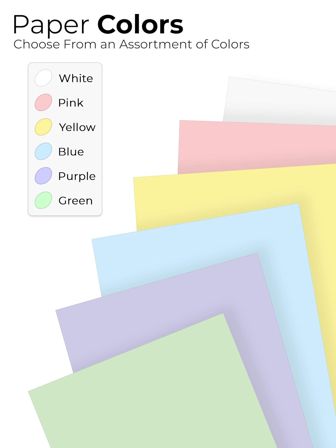 Bloc de notas de color blanco impreso personalizado de 5.0 x 7.0in  Colorido bloc de notas personalizado con el nombre de su empresa, líneas con