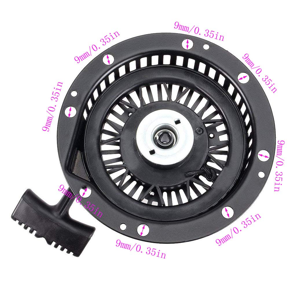 TOPEMAI 590788 Arrancador de retroceso Reemplazar Tecumseh 590746 590748 590704 para Tecumseh HM80 HM100 OHH60 Motor de 4 ciclos – 590788 Arrancador