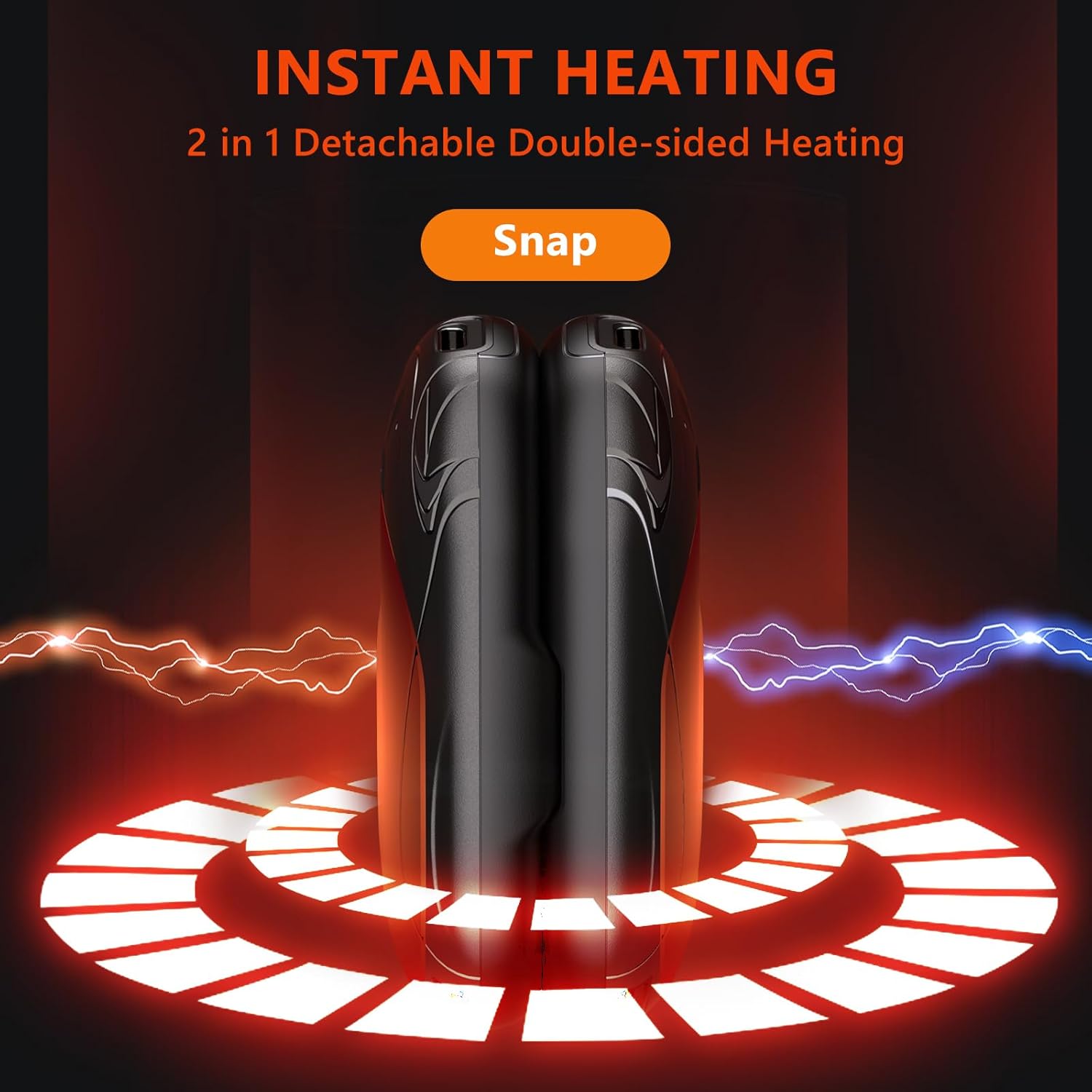 Rechargeable 6000mAh Pocket Hand Warmers – 20Hr Heating, Portable for Outdoor Sports, Camping, Hunting – Warm Gifts for Men, Women