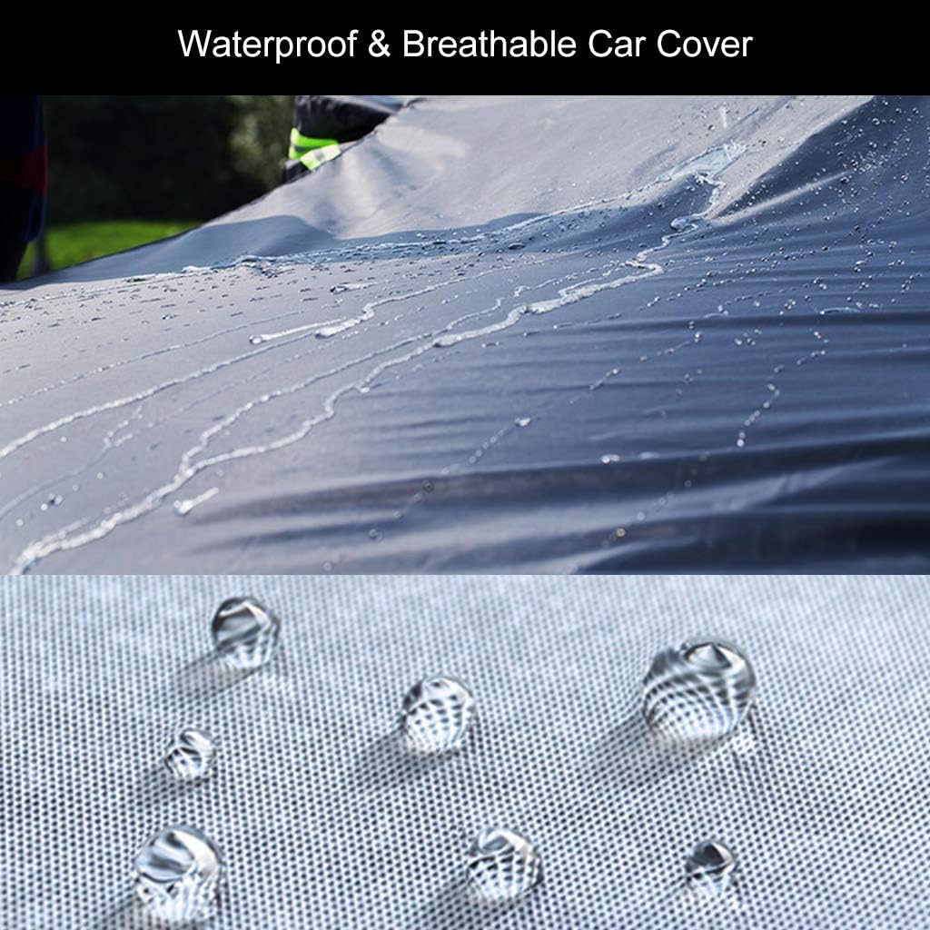 Funda impermeable para automóvil compatible con Mercedes-Benz GLA 250 Base 4MATIC 2017-2022, protección para todo tipo de clima, con tiras