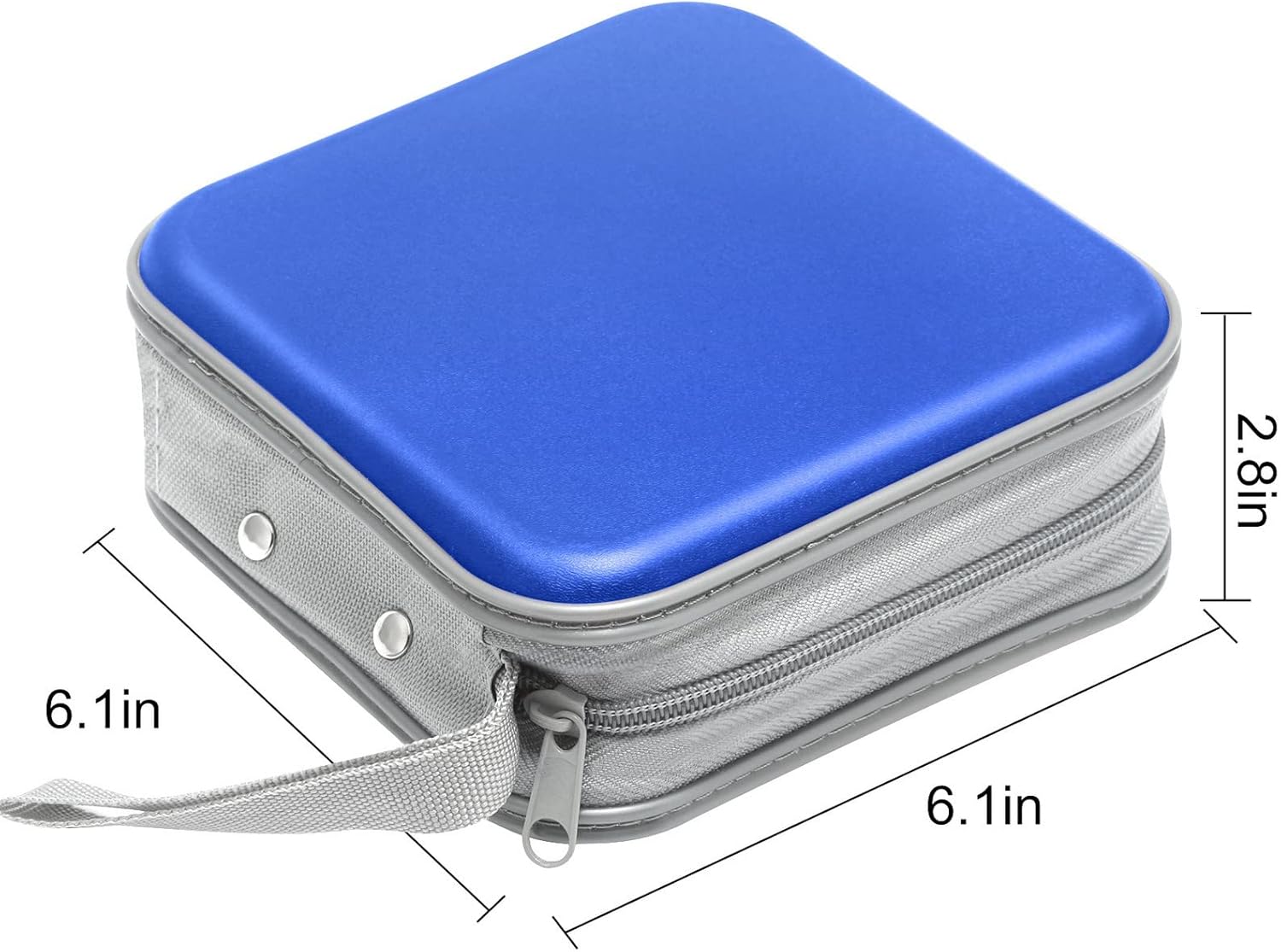 Funda para CD, capacidad para 40 unidades, para CDDVD, cartera, de plástico duro, para discos de DVD, carpeta de almacenamiento para automóvil,