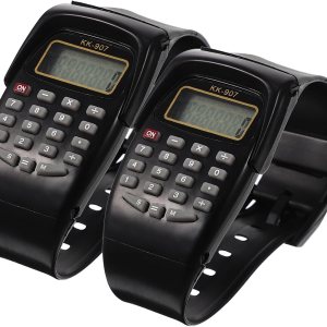 Reloj de calculadora para hombre, reloj digital, reloj de pulsera con función geométrica de operación, calculadora financiera con correa de resina Reloj de calculadora para hombre, reloj digital, reloj de pulsera con función geométrica de operación, calculadora financiera con correa de resina