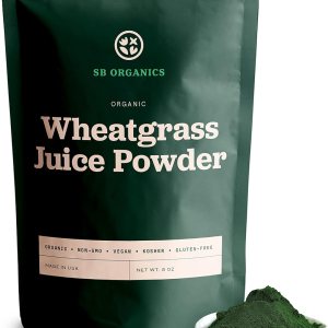 Sun Bay Organics – Jugo de hierba de trigo seco en polvo, orgánico sin OMG, vegano, kosher, fabricado en Estados Unidos, 8 onzas Sun Bay Organics – Jugo de hierba de trigo seco en polvo, orgánico sin OMG, vegano, kosher, fabricado en Estados Unidos, 8 onzas