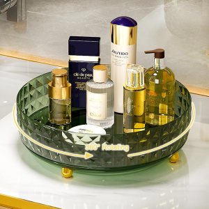 Organizador de maquillaje giratorio 360 para tocador, organizador de almacenamiento de maquillaje cosmético, soporte de maquillaje grande, Organizador de maquillaje giratorio 360 para tocador, organizador de almacenamiento de maquillaje cosmético, soporte de maquillaje grande,