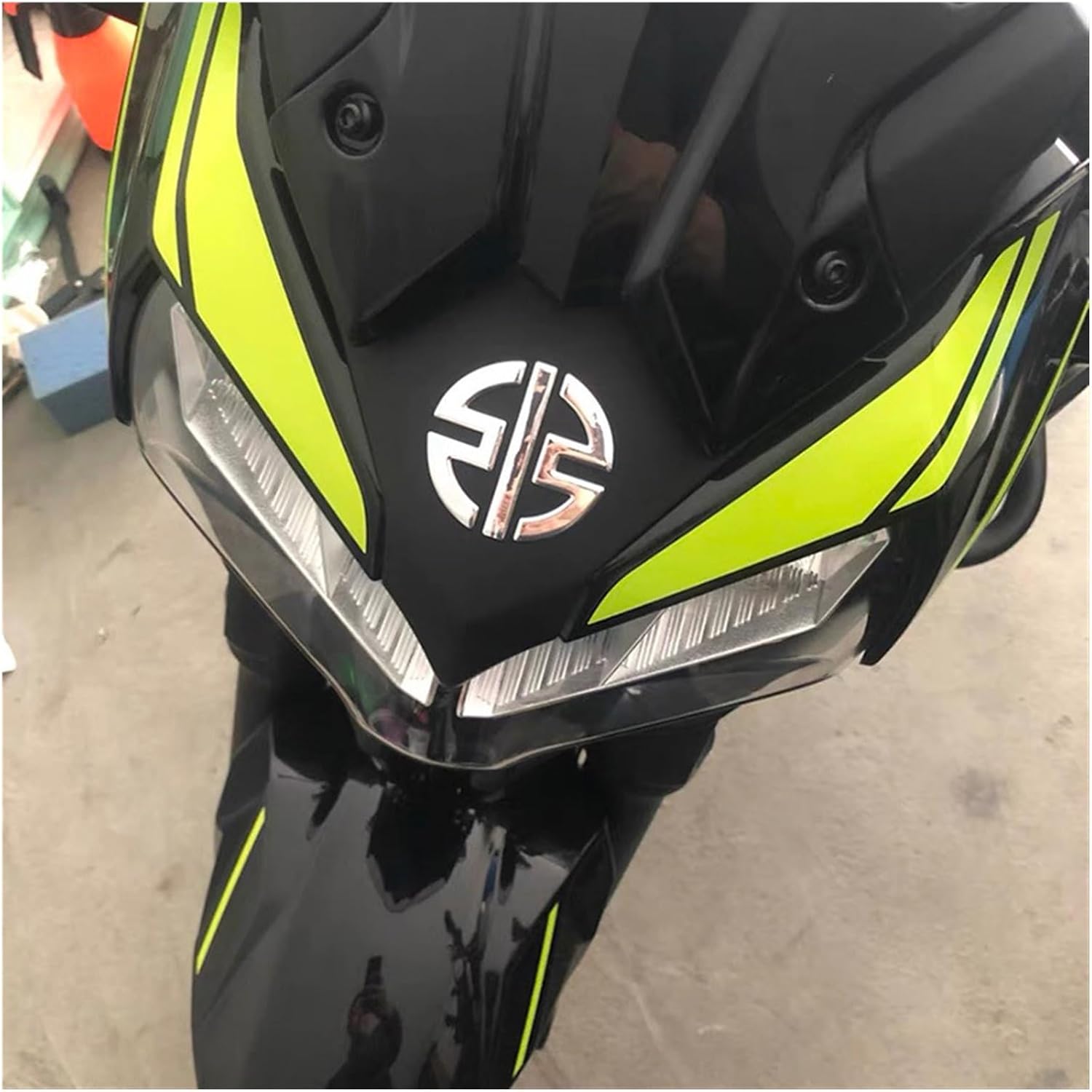 Calcomanías 3D con logotipo de motocicleta para Kawasaki Z800 Z900 Z650 H2 H2R (color dorado)