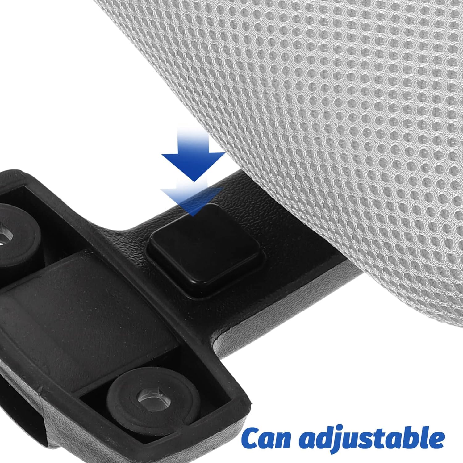 NUOBESTY Silla de oficina, soporte para el cuello, reposacabezas y silla de oficina, de malla ajustable, soporte universal para silla de oficina