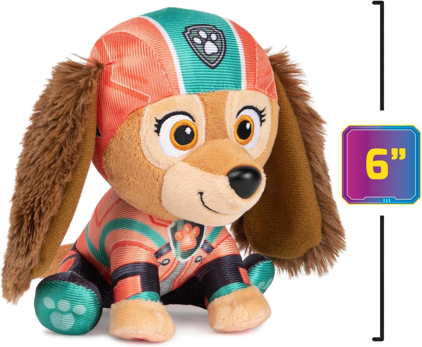 Gund Paw Patrol The Mighty Movie – Paquete de 2 peluches de 6 pulgadas Liberty and Rubble