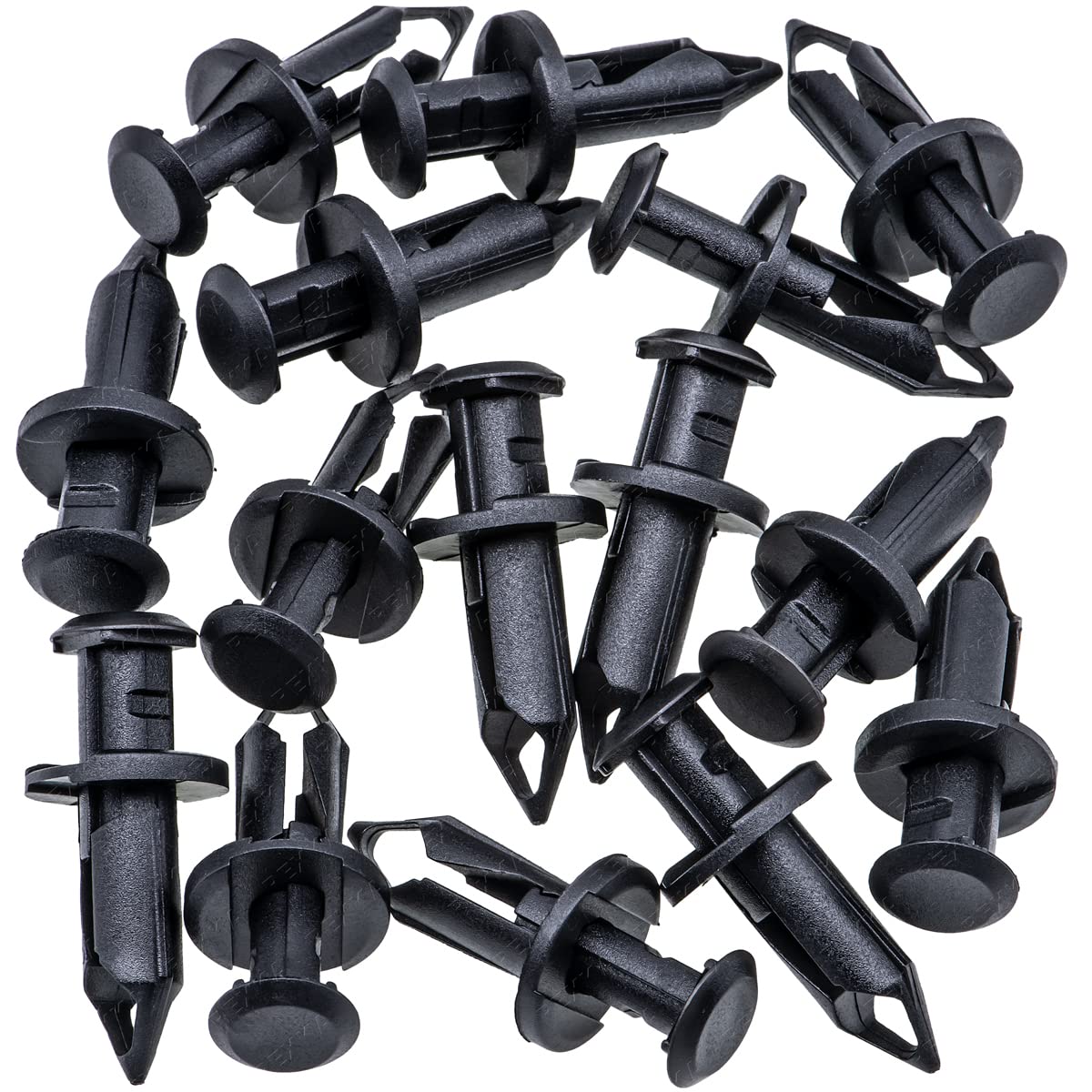 Rexka 15pcs Fender Liner Splash Shield Clip de retención compatible con GM 21075686 11561878 Saturn Buick Chevrolet Cadillac GMC Hummer Oldsmobile