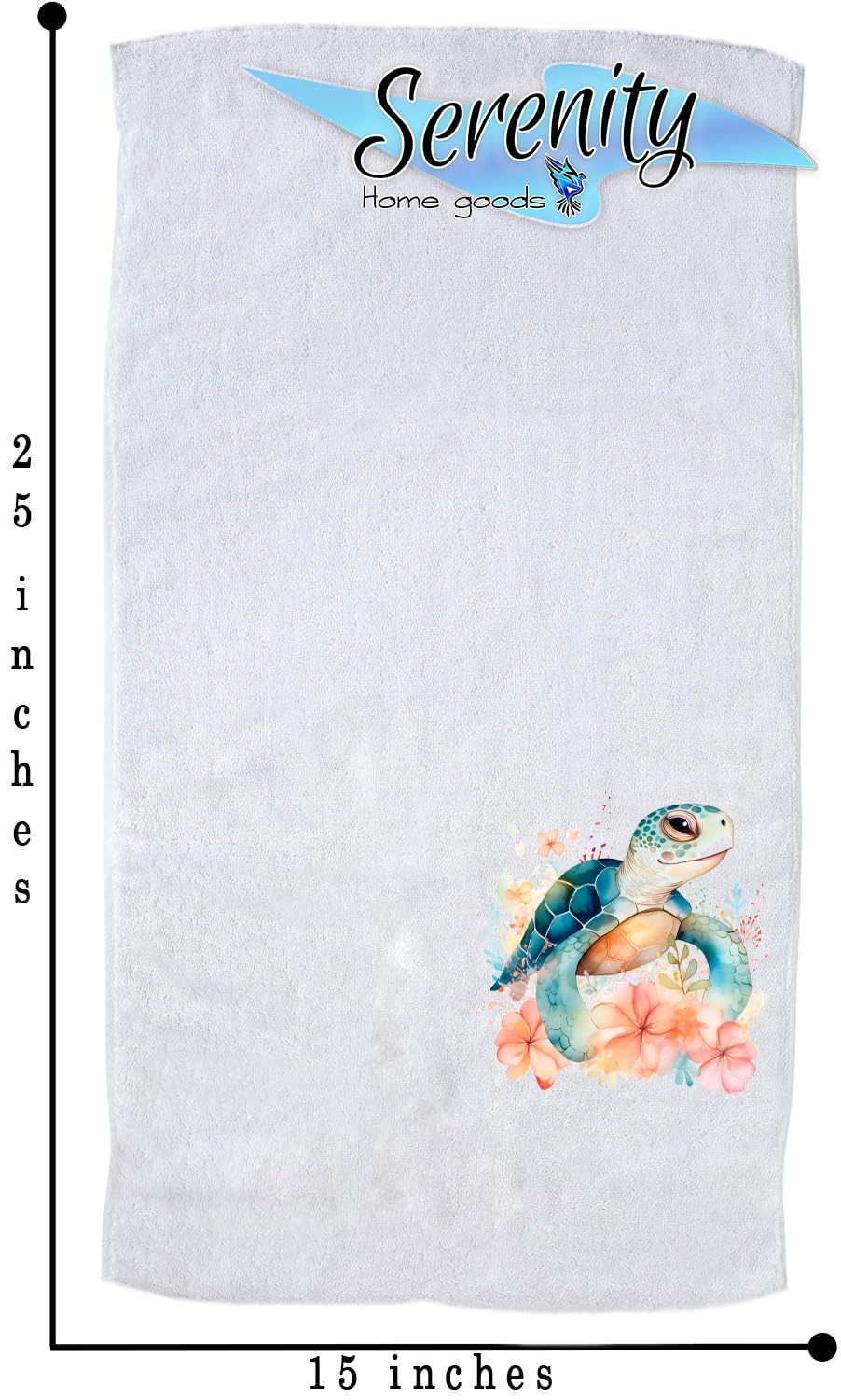 Adorable Sealife Ocean Aquatic Baby Turtles Decorative Towel  Nursery Home Kitchen Bathroom Decoration  Summer Spring Christmas Fall Gift Present