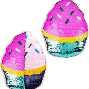 Almohada reversible de lentejuelas de 16 pulgadas  Selecciona tu diseño colorido favorito de llama, narval, panda, pingüino, dona, sandía, perezoso, Almohada reversible de lentejuelas de 16 pulgadas  Selecciona tu diseño colorido favorito de llama, narval, panda, pingüino, dona, sandía, perezoso,