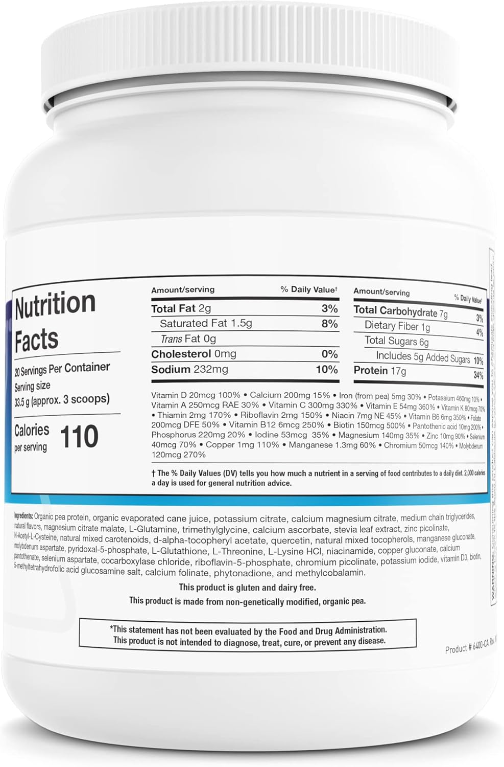 Biotics Research NutriClear – Polvo. Apoyo nutricional para la desintoxicación y la limpieza metabólica. Composición corporal saludable. Glutatión.