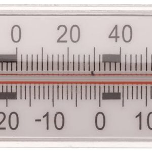 Supco Termómetro horizontal del refrigerador del congelador del acero inoxidable ST06, -40 a 80 grados F Supco Termómetro horizontal del refrigerador del congelador del acero inoxidable ST06, -40 a 80 grados F