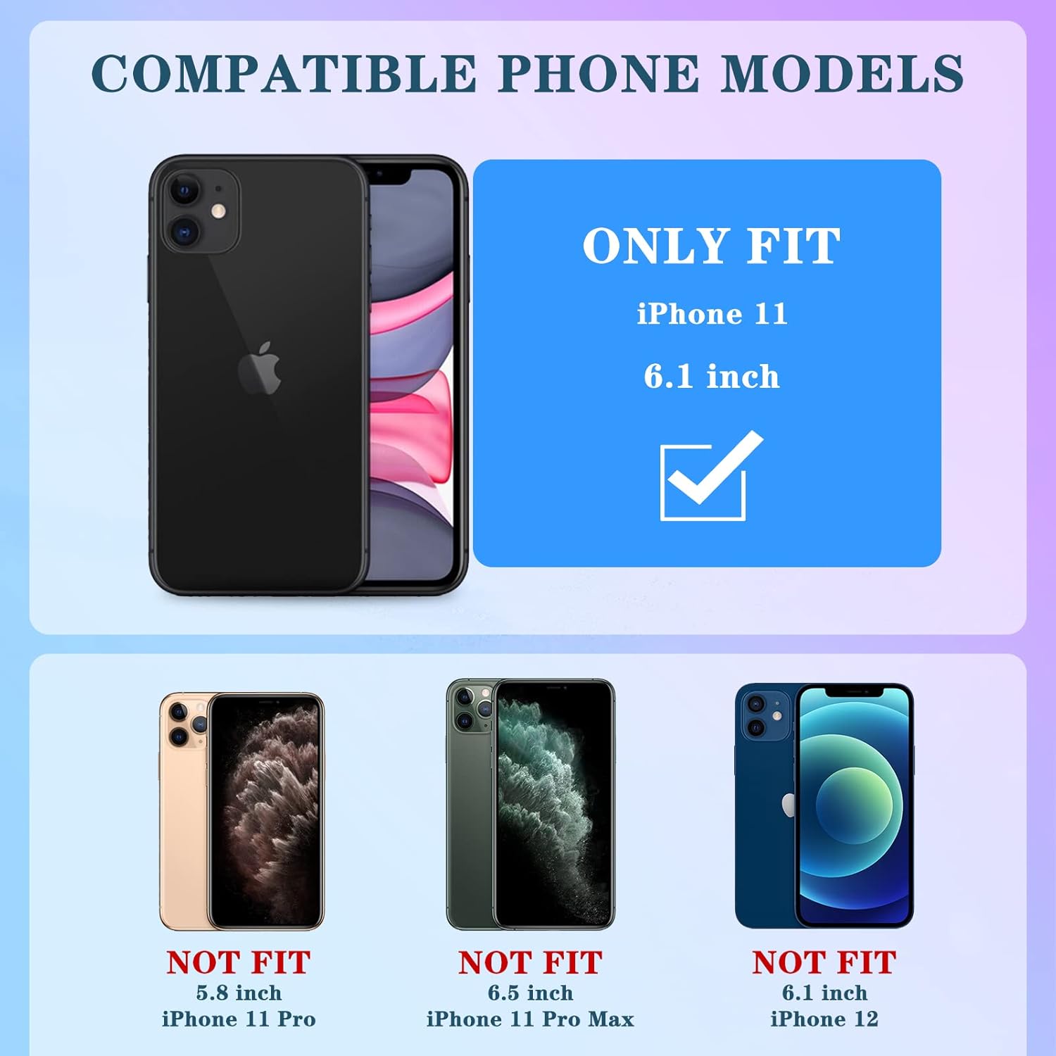 Coralogo Funda 3 en 1 para iPhone 11 con purpurina brillante para mujeres y niñas, cubierta brillante con bonito diseño floral dorado con anillo,
