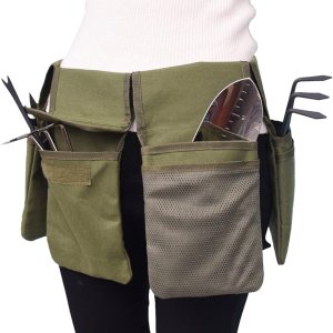 Cinturón de herramientas de jardín, delantal de cintura de lona con bolsillos, kit de jardinería, bolsa de mano, organizador para el hogar, kit de Cinturón de herramientas de jardín, delantal de cintura de lona con bolsillos, kit de jardinería, bolsa de mano, organizador para el hogar, kit de