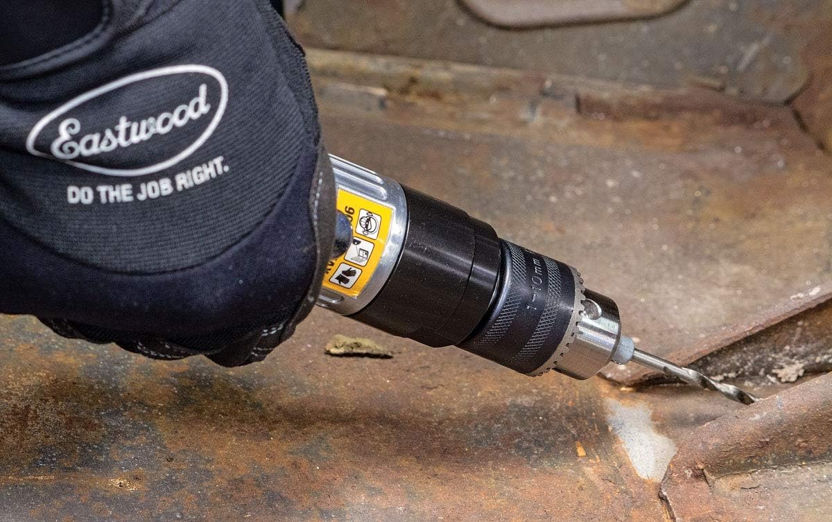 Rockwood Taladro no reversible del alto esfuerzo de torsión del motor de aire de 38 pulgadas neumático 2500 rpm