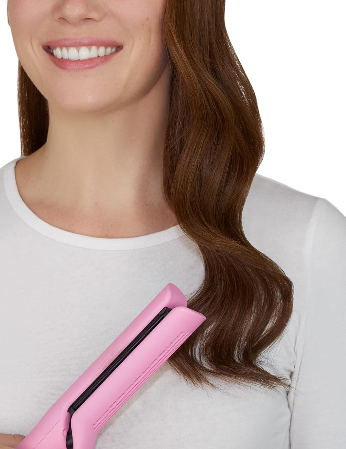 Sunny Styler – Plancha plana para peinar, alisador y rizador de pelo 2 en 1, placas de cerámica, revestimiento de turmalina, rejillas de ventilación