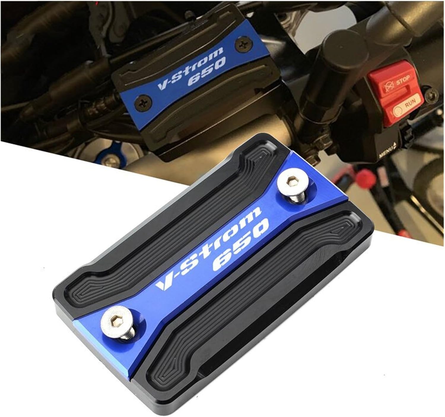 Piezas de repuesto para SUZUKI DL650 V-Strom 650XT Vstrom 650XT 2013-2022 Motocicleta CNC Freno delantero Líquido Depósito Tapa Accesorios de