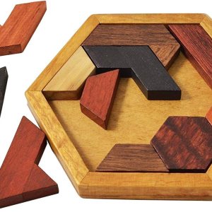 KINGZHUO Rompecabezas hexagonal de madera para niños y adultos, rompecabezas desafiantes, rompecabezas de madera para adultos, rompecabezas KINGZHUO Rompecabezas hexagonal de madera para niños y adultos, rompecabezas desafiantes, rompecabezas de madera para adultos, rompecabezas