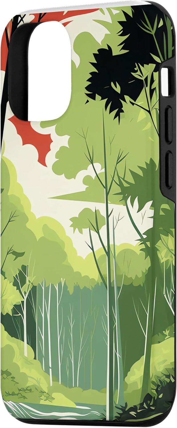 iPhone 13 Pro Bamboo Radiance Awakens Vibrant Brilliance Serene Greenery Case